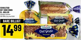 Løvbjerg Schulstad Det Gode Brød El. Boller 500-1080 g tilbud