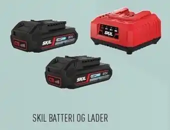 Johannes Fog Skil batteri og lader tilbud