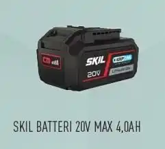 Johannes Fog Skil batteri 20V Max 4,0AH tilbud