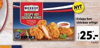 Lidl Crispy hot chicken wings tilbud