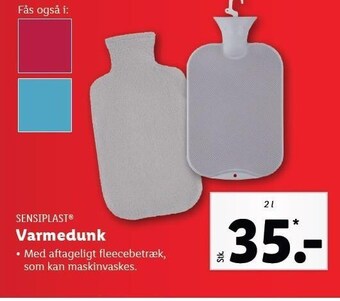 Lidl Varmedunk tilbud