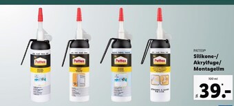 Lidl Silikone-/Akrylfuge/Montagelim tilbud