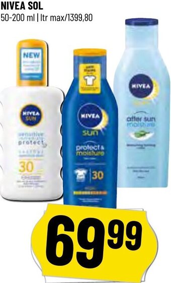 Løvbjerg Nivea Sol 50-200 ml tilbud