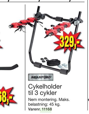 Harald Nyborg Cykelholder til 3 cykler tilbud
