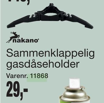 Harald Nyborg Sammenklappelig gasdåseholder tilbud