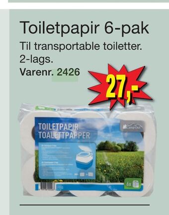 Harald Nyborg Toiletpapir 6-pak tilbud