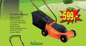 Harald Nyborg El-plæneklipper tilbud