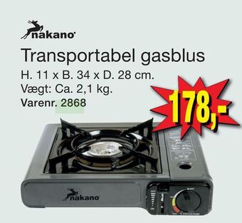 Harald Nyborg Transportabel gasblus tilbud