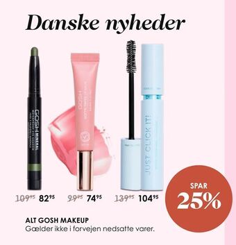 Matas Alt gosh makeup tilbud