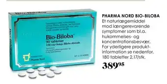 Matas Pharma nord bio-biloba tilbud