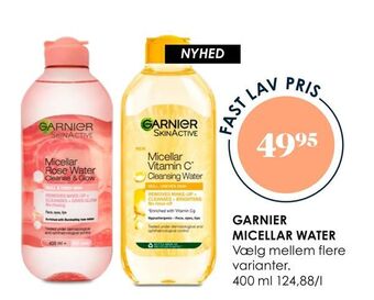 Matas Garnier micellar water tilbud