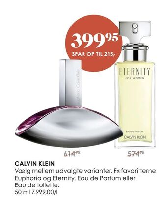 Matas Calvin klein tilbud