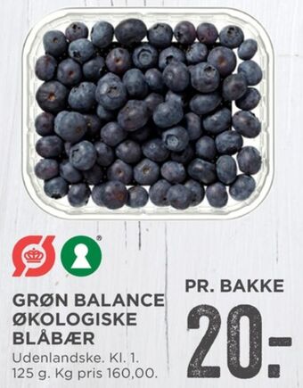 MENY Grøn balance blåbær tilbud