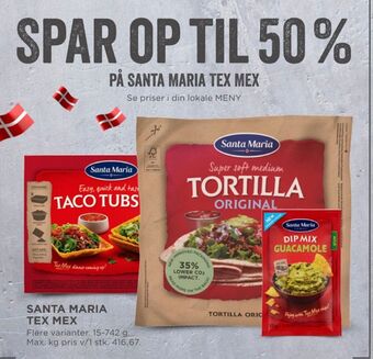 MENY Santa maria tilbud