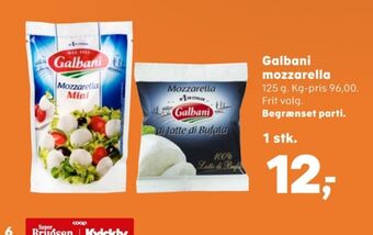 SuperBrugsen Galbani mozzarella tilbud