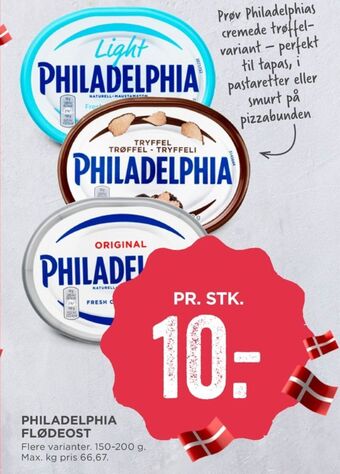 MENY Philadelphia flødeost light tilbud