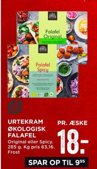 MENY Urtekram falafel tilbud