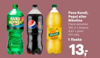 SuperBrugsen Faxe kondi sportssodavand tilbud