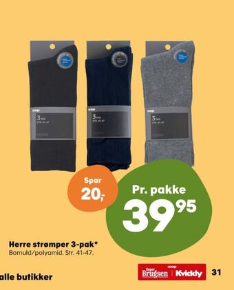 SuperBrugsen Coop strømper tilbud