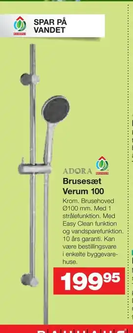 Bauhaus Brusesæt Verum 100 tilbud