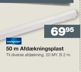 50 m Afdækningsplast