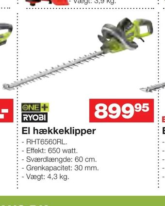 Bauhaus El hækkeklipper tilbud