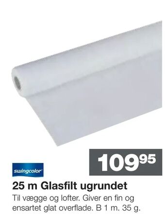 25 m Glasfilt ugrundet