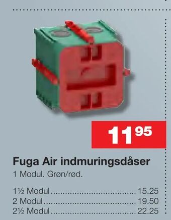 Bauhaus Fuga Air indmuringsdåser tilbud