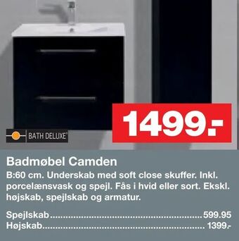 Bauhaus Badmøbel Camden tilbud