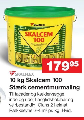 Bauhaus 10 kg Skalcem 100 Stærk cementmurmaling tilbud