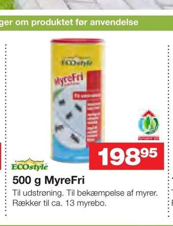 Bauhaus 500 g myrefri tilbud