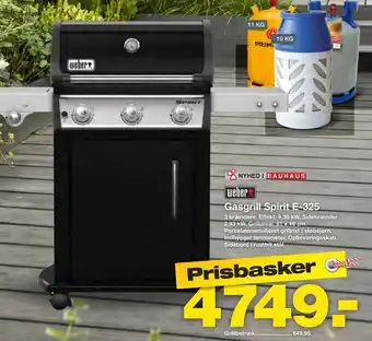 Bauhaus Gasgrill Spirit E-325 tilbud