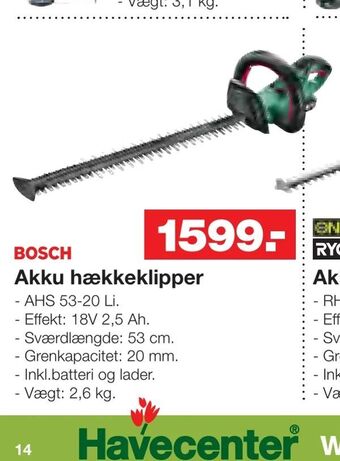 Bauhaus Akku hækkeklipper tilbud