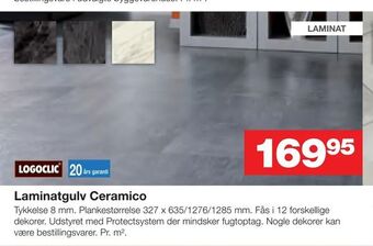 Bauhaus Laminatgulv Ceramico tilbud