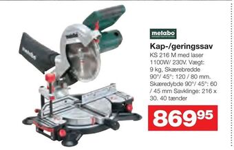 Bauhaus Kap-/geringssav tilbud