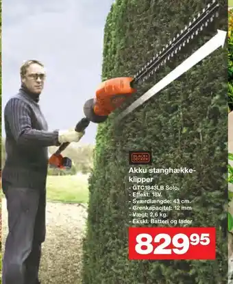Bauhaus Akku stanghækkeklipper tilbud