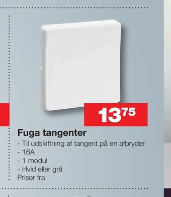 Bauhaus Fuga tangenter tilbud
