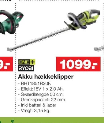Bauhaus Akku hækkeklipper tilbud