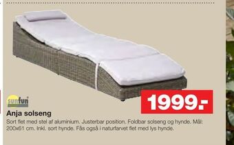 Bauhaus Anja solseng tilbud