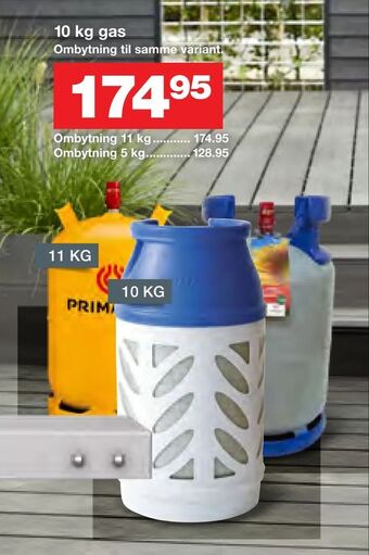 Bauhaus 10 kg gas tilbud