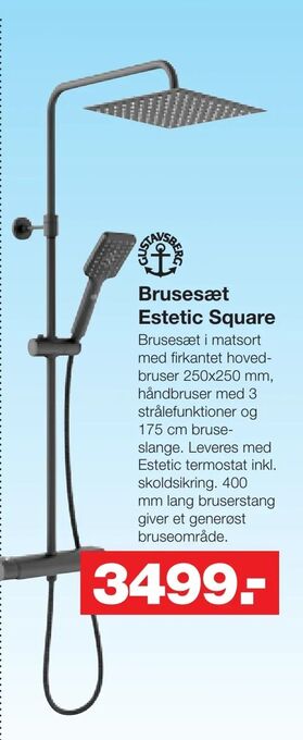 Bauhaus Brusesæt Estetic Square tilbud
