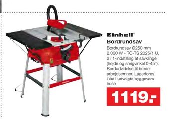 Bauhaus Bordrundsav tilbud