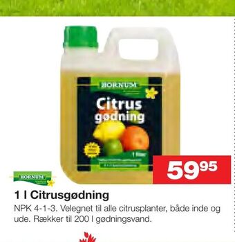 Bauhaus 1 l Citrusgødning tilbud