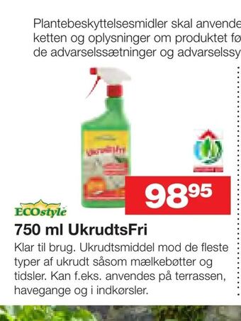 750 ml UkrudtsFri