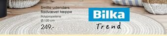 Bilka Smilla udendørs fladvævet tæppe tilbud