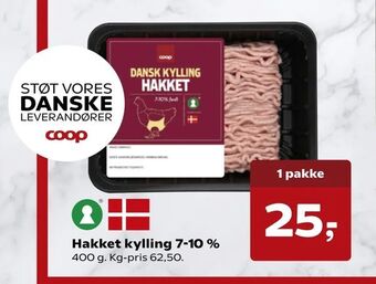 Dagli'Brugsen Hakket kylling 7-10 % tilbud