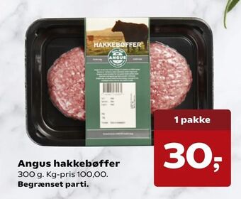 Angus hakkebøffer