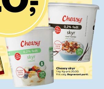 Dagli'Brugsen Cheasy skyr tilbud