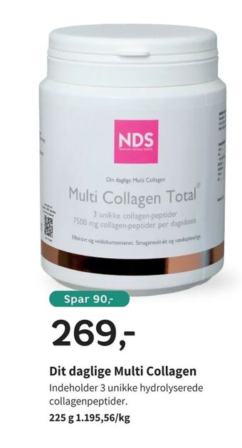 Helsam Dit daglige Multi Collagen tilbud