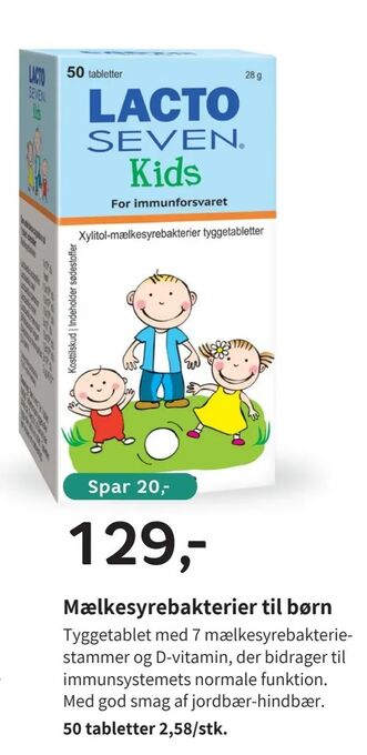 Mælkesyrebakterier til børn